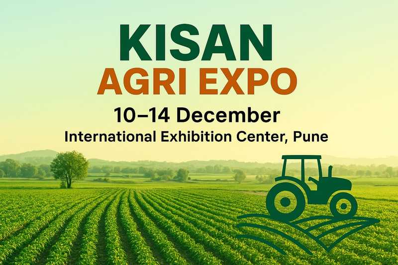 Grafito Innovations booth at Kisan Agri Expo 2025 in Pune showcasing automated grafting technology